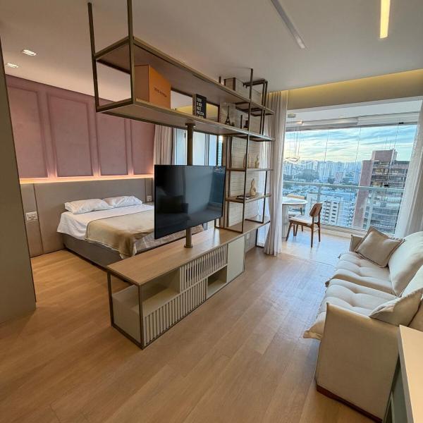 Premium Studio Bosque Maia Garagem Airport - Foto 4