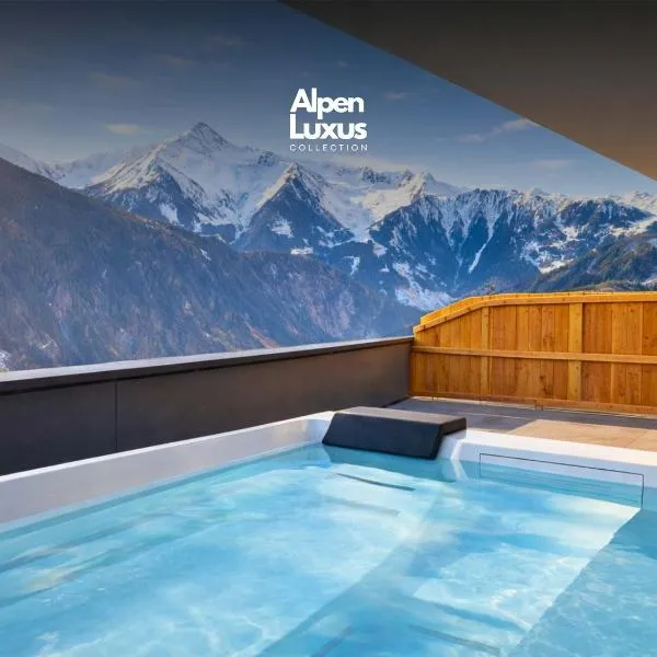 SKYLINE Chalet - Two-Level Penthouse with Private Whirlpool, готель у місті Mühlen