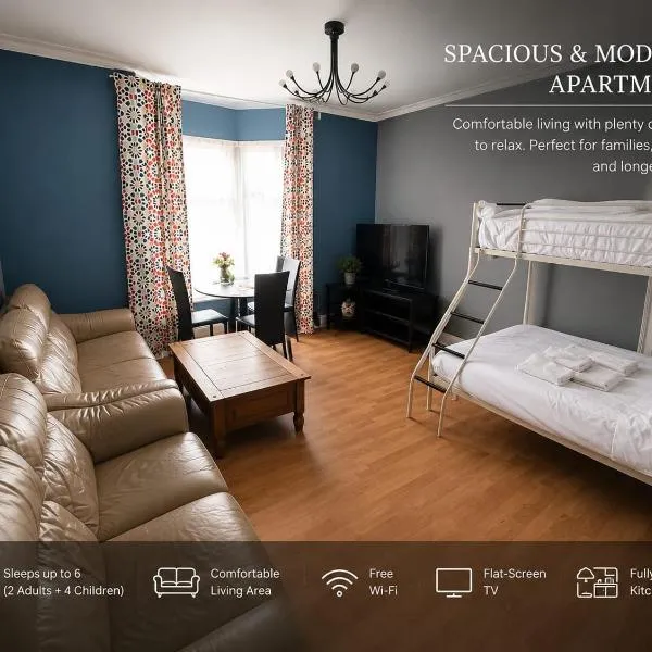 The New Rhyl Aparthotel، فندق في ريل
