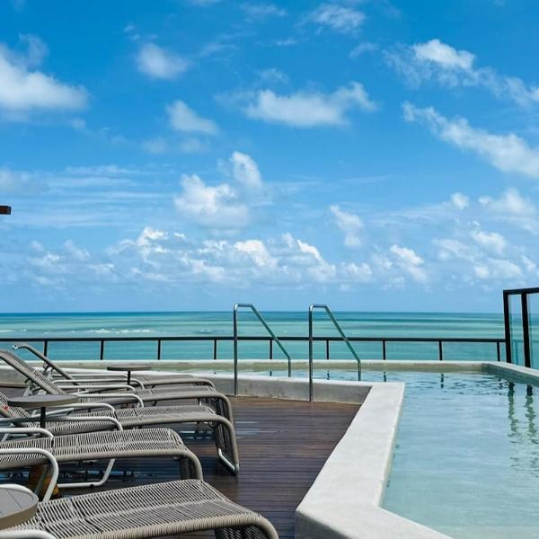 NOVO - Flat Pé na Areia no Caribessa!