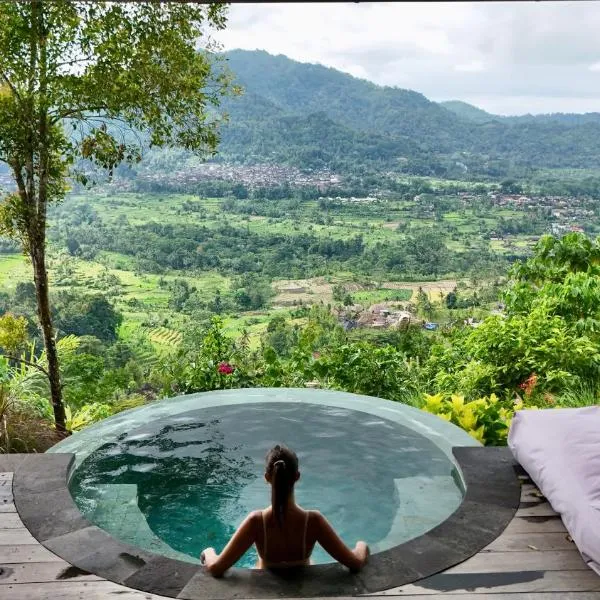 Villa Damai Rohani Private Pool Villas with Valley Views Adults Only, hotel sa Sidemen