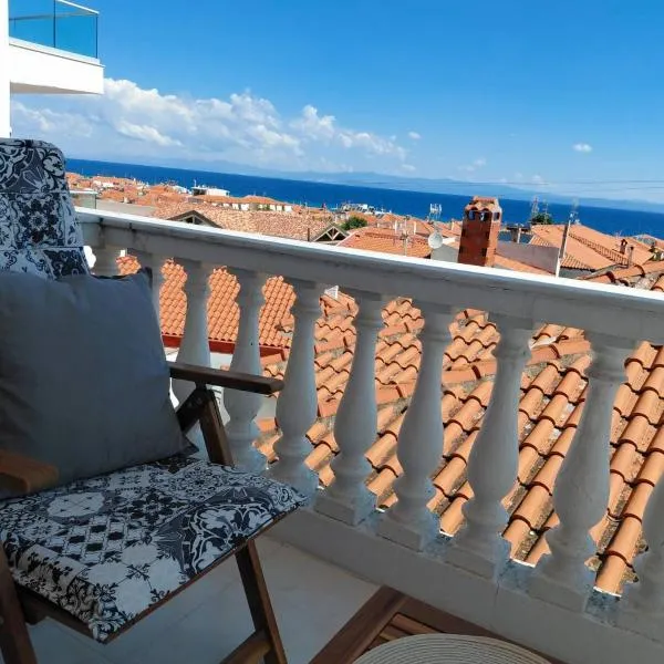 Artemis Apartments Златна гледка към морето, hotel i Polychrono