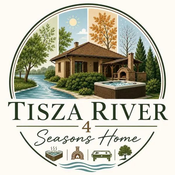 Tisza River 4 Seasons Home, хотел в Tiszaroff