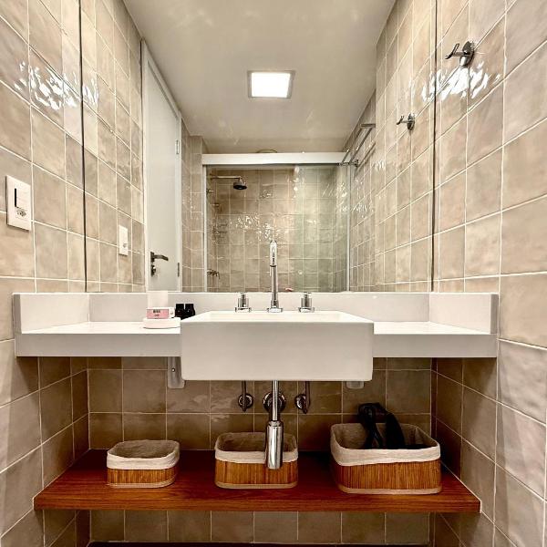 Studio Leblon - Novo, varanda, piscina e gym - Foto 3