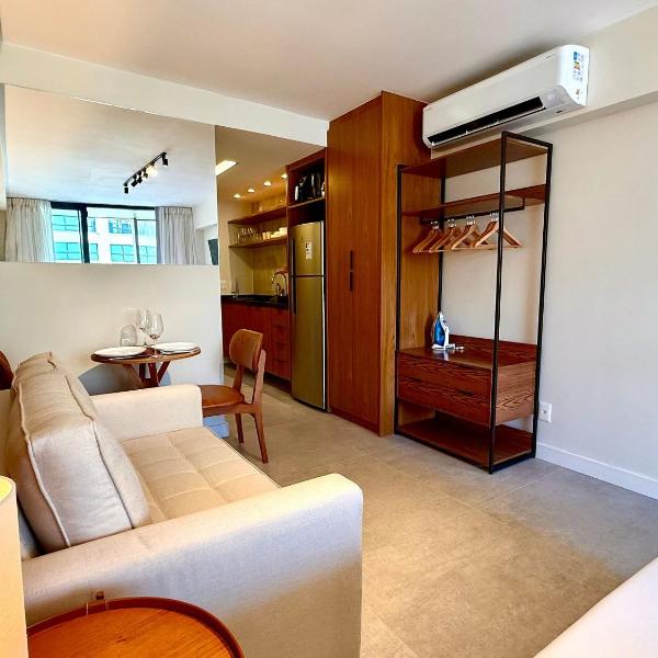 Studio Leblon - Novo, varanda, piscina e gym - Foto 5