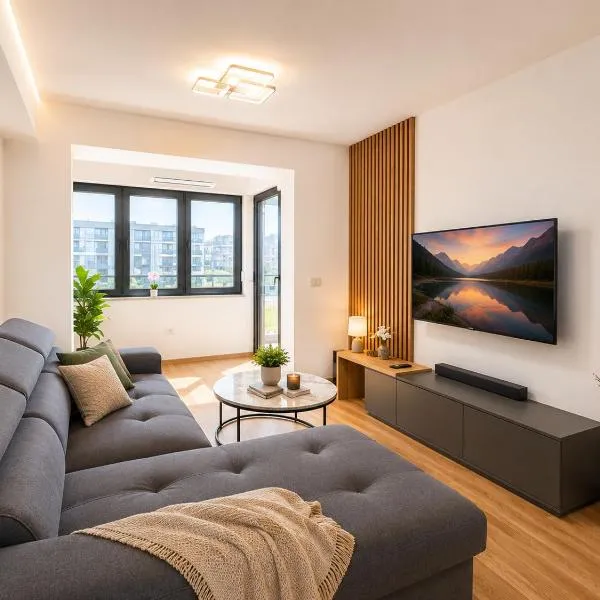 Balcony-Free Parking-FastWIFI-SmartTV-Full Kitchen, hotel a Ohrid