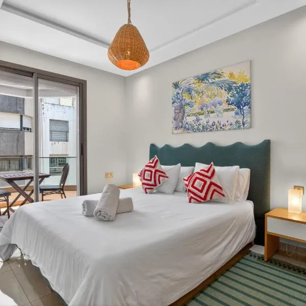 Very Charming Apartements with balcony, Haut Agdal 3, готель у місті Рабат