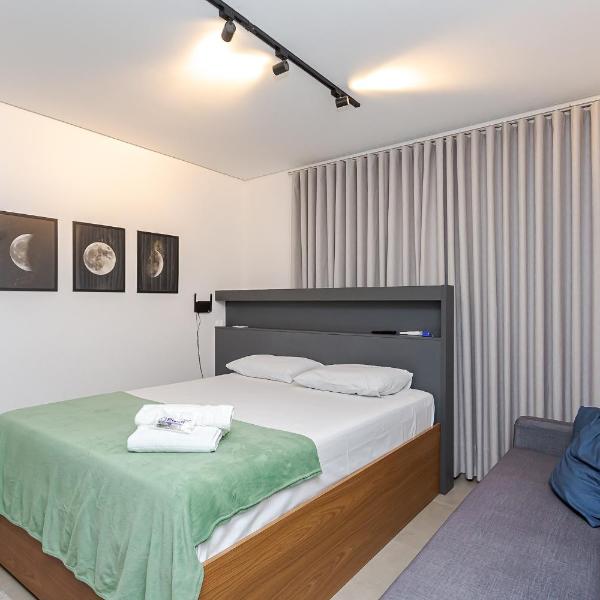 Apartamento 206 - Eixo · Studio completo px Jd Botânico | Enxoval + A/C 4p