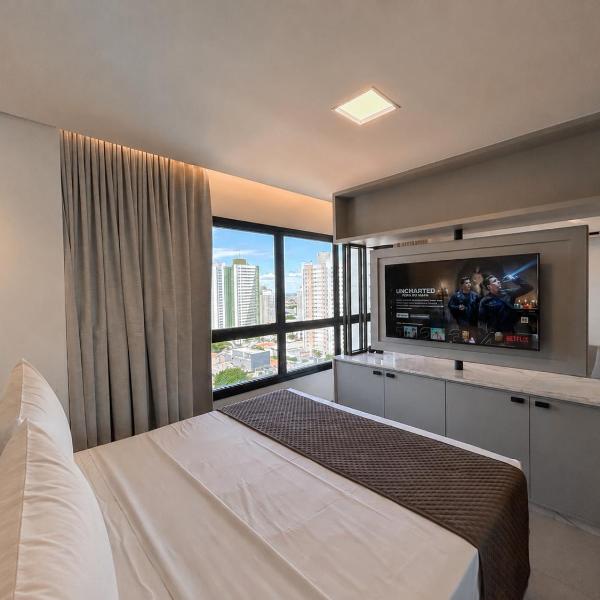 Loft Confortável e Luxuoso ao lado do Shopping CG.
