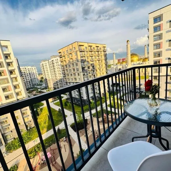 BI GROUP-ЖК Арена Парк стильная однушка рядом Алматы Арена, hotel i Almaty