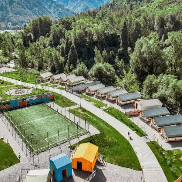 Shymbulak Medeu Camp, hótel í Almaty