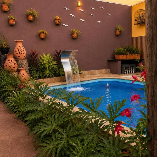 Casa Caldas Novas ate 12 pessoas com piscina aquecida