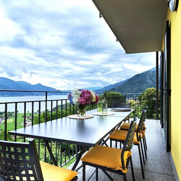 Sunny View Lake Como Apartment- Trilo, hotel in Consiglio di Rumo