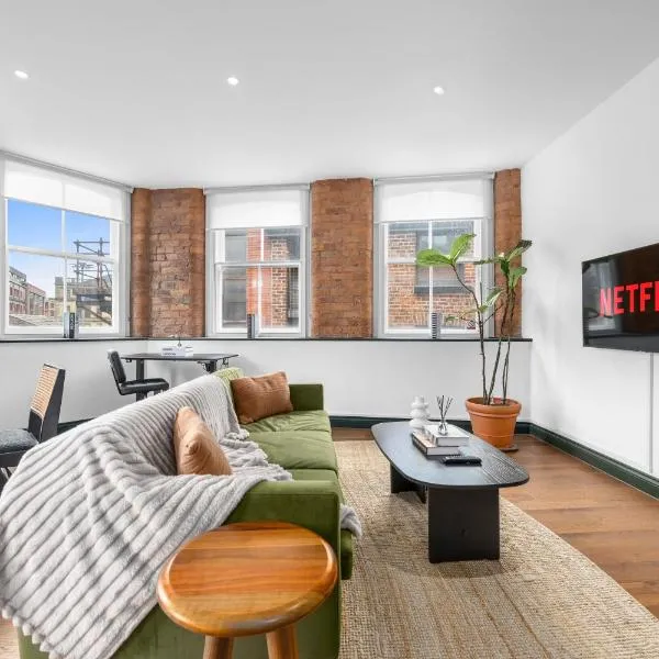 Modern 2BR I Workspace I City Centre I 3 Beds, Hotel in Manchester