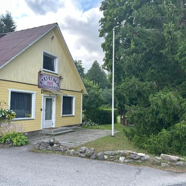 Puuna Öömaja B&B, hótel í Vihterpalu