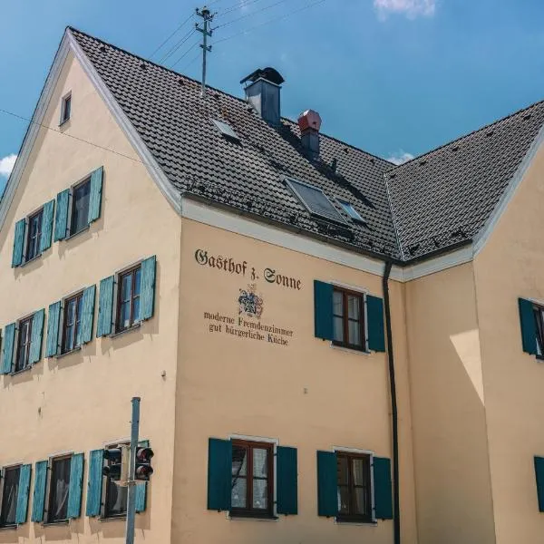 Gasthof zur Sonne, hotell i Jettingen-Scheppach