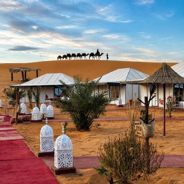 Nour Merzouga Camp, hotell i Merzouga