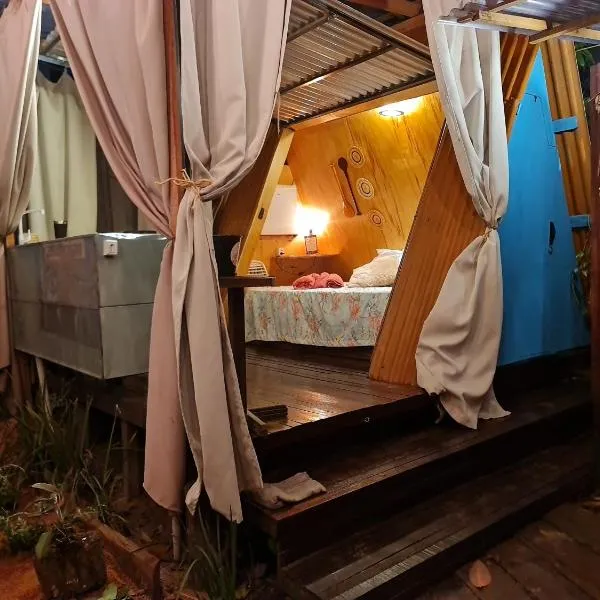Mucajá Glamping com charme a poucos passos da Ilha, hotell sihtkohas Alter do Chao