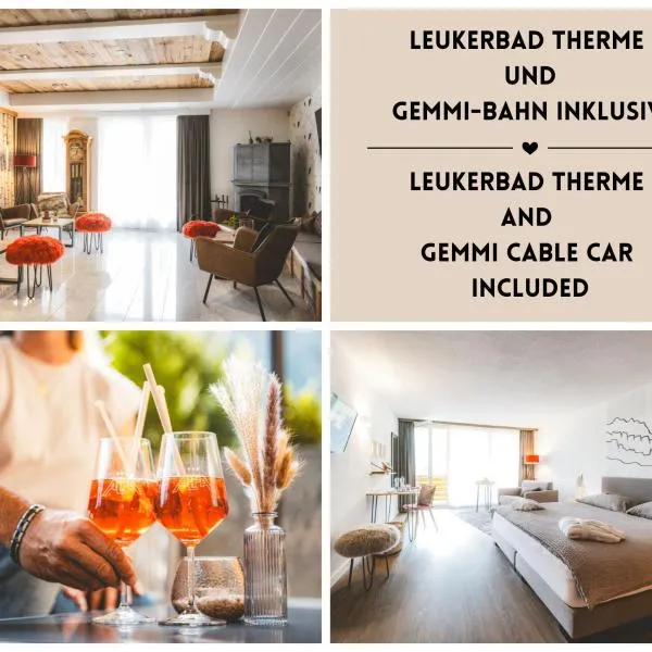 Hotel Alfa Superieur - Leukerbad-Therme, hotel em Leukerbad