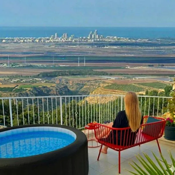 מול הים, hotel v destinácii Moreshet