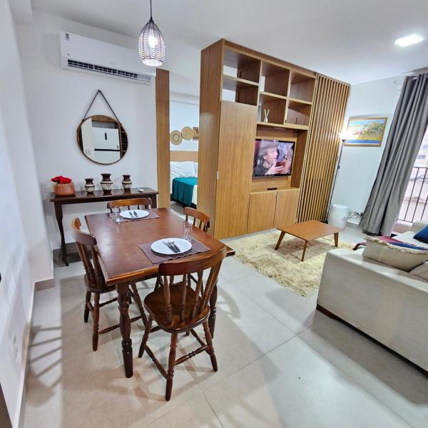 CITIZEN HOME BUENO, RUA T-35, TV SMART ROKU, ESTACIONAMENTO GRÁTIS, PISCINA, ACADEMIA, WI-FI, ENXOVAL DE CAMA E BANHO By REI DOS FLATS - Foto 5