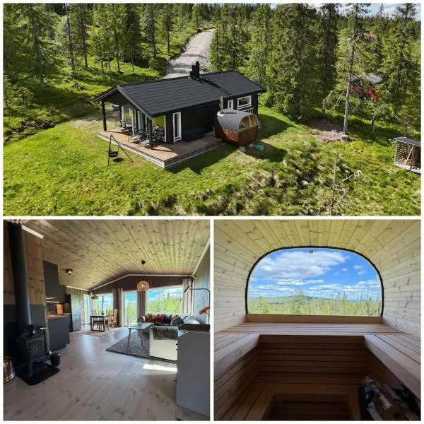 Family cabin BUDOR-60 min OSL Sauna & Hedmarksvidda, hotel v destinácii Løten