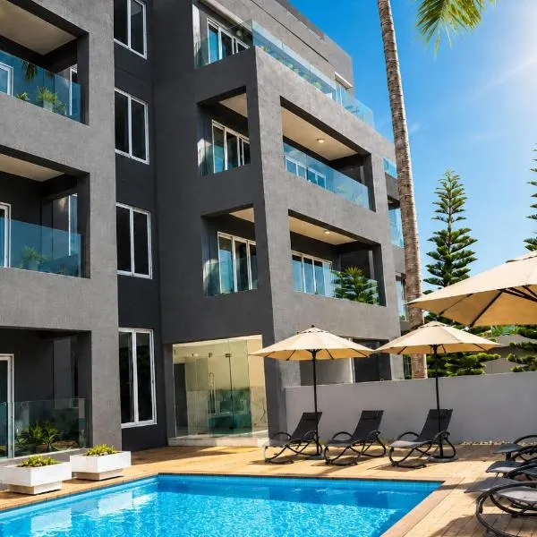 The Pool 11 Elegant 2-bedroom apartment, hotel di Accra