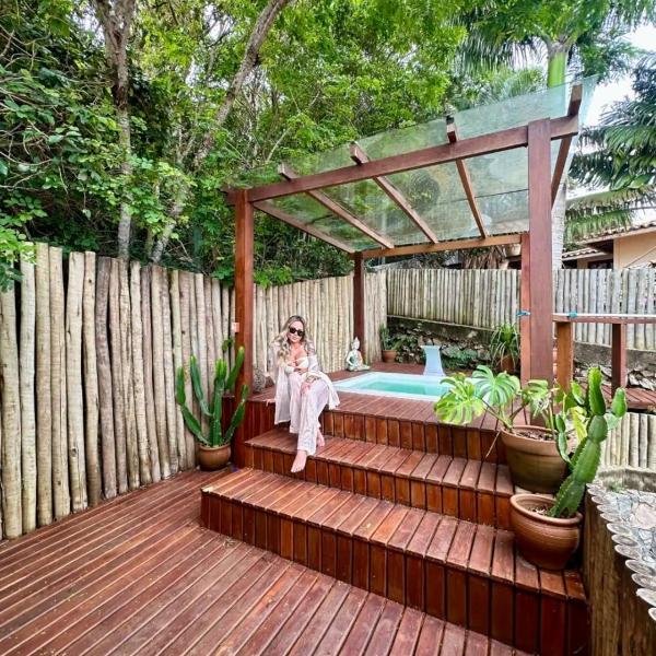 casa ferradura piscina e hidromassagem com linda vista Mar