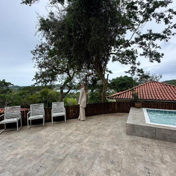 casa ferradura piscina e hidromassagem com linda vista Mar - Foto 4