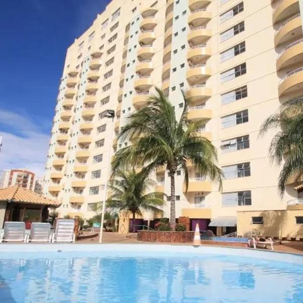 FLAT NO MELHOR DE CALDAS NOVAS 300m SINGAPURA SHOPPING, SIMPRÃO E PARQUES AQUÁTICOS