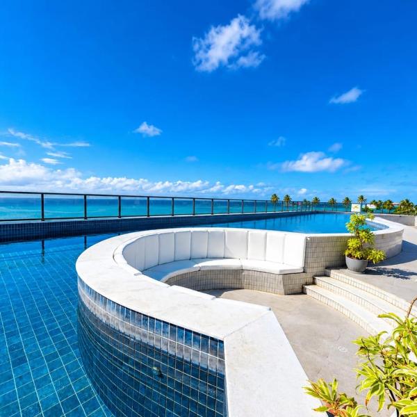 Flat Premium no ORA Beach Residence - Rooftop com Piscina - Porto de Galinhas