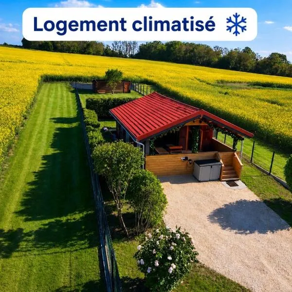 Chalet Nature et Détente près d'Amboise au cœur des Châteaux de la Loire, hotel a Rilly-sur-Loire