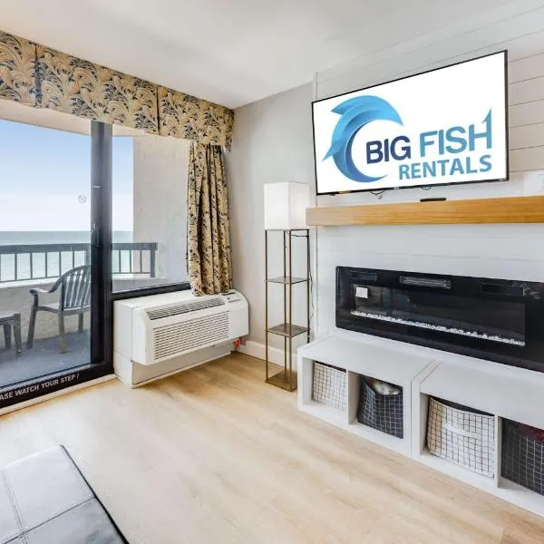 Beautiful Unit with Direct Oceanfront Views & Pool, hotel a Myrtle Beach