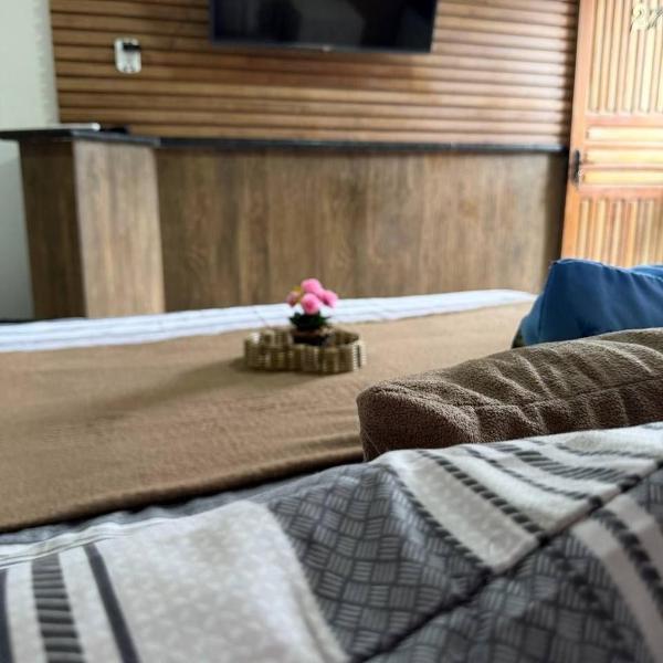 Suíte 27 com ar-condicionado, TV, frigobar e vista para o mar na Central Praias - Foto 5