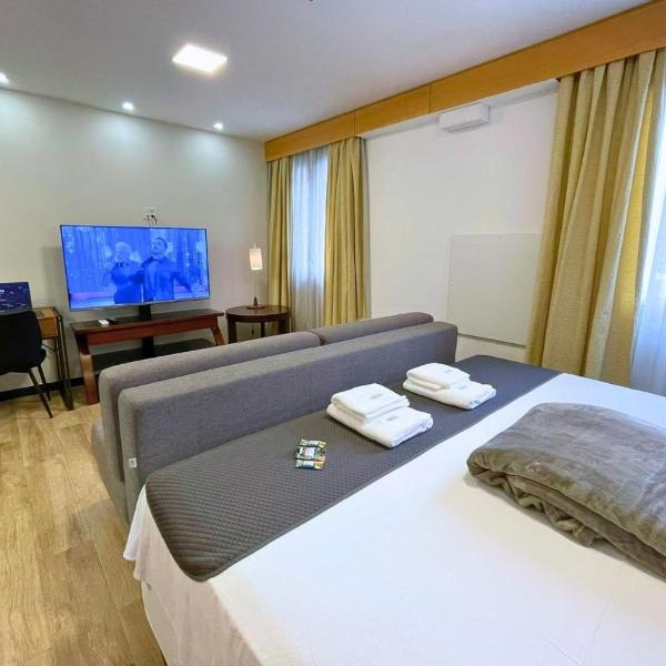 Flat moderno na Vila Olímpia próximo Faria Lima com piscina e academia - Foto 2