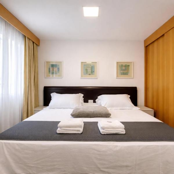 Flat moderno na Vila Olímpia próximo Faria Lima com piscina e academia