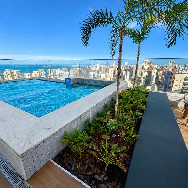 Studio 500m da Praia - Piscina com Vista Incrível - Foto 4