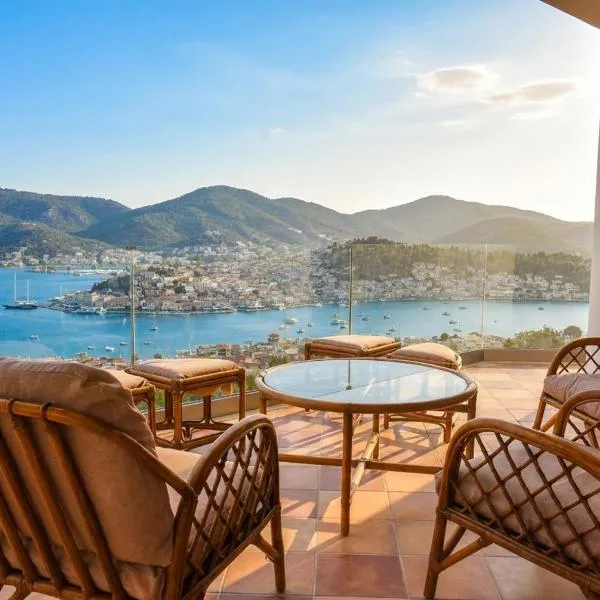 Villa Harmony - Infinity Poros Sea View, hotell Galatases