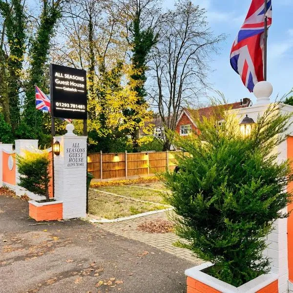 All Seasons Gatwick Guest House & Parking, hotel in Horley