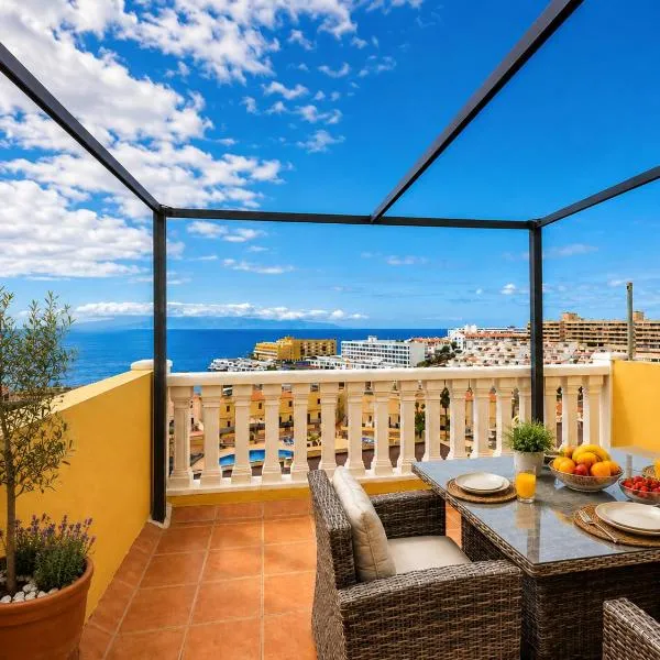 Ocean Front Teneriffa 2 Bedroom Penthouse Costa Adeje, hotel in Callao Salvaje