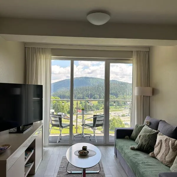 Apartament z widokiem na góry- CZARNA GÓRA-SIENNA, hotel a Sienna