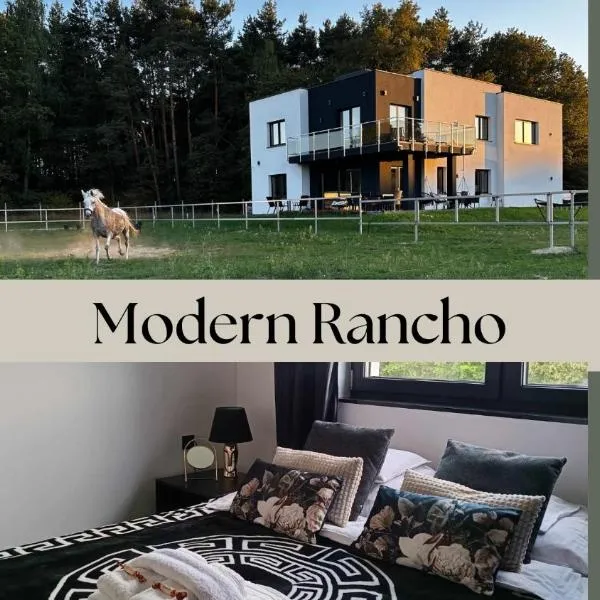 Modern Rancho - apartamenty nad rzeką, przy stadninie koni, hotel in Kruszyna