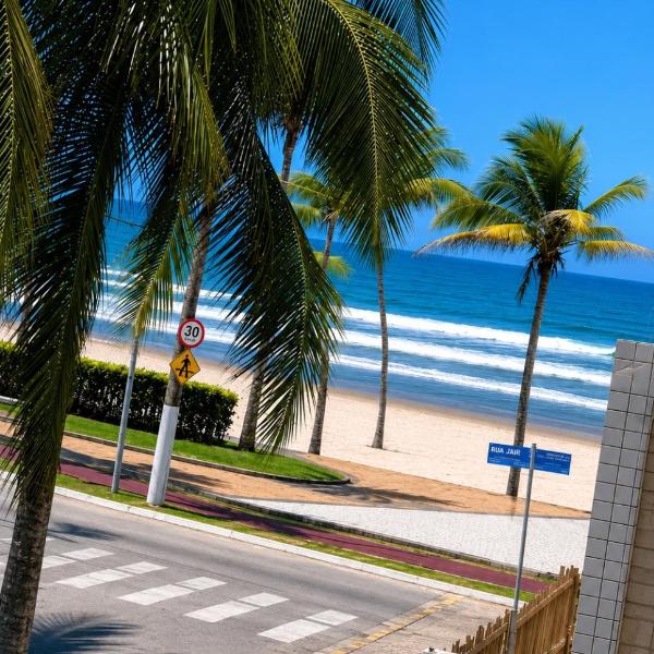 Pé na areia