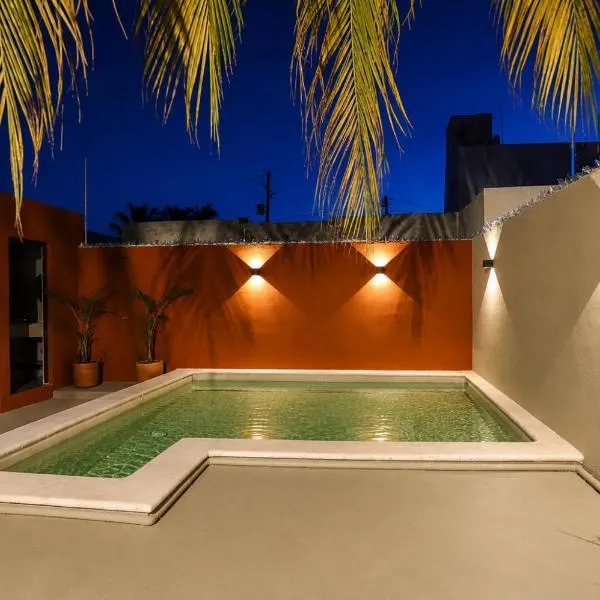 Casa con Piscina en Chixchulub a 100 m de la playa, hotel din Chicxulub
