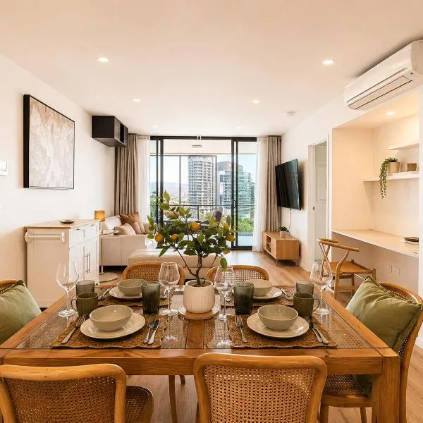 The Southbank Nook - River & City View, hotel i Brisbane