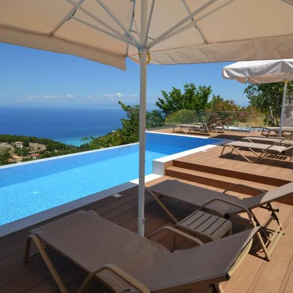 Lefkada Sunset Villa, hotel v mestu Kalamitsi