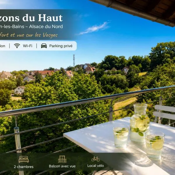 Horizons du Haut, hotel in Niederbronn-les-Bains