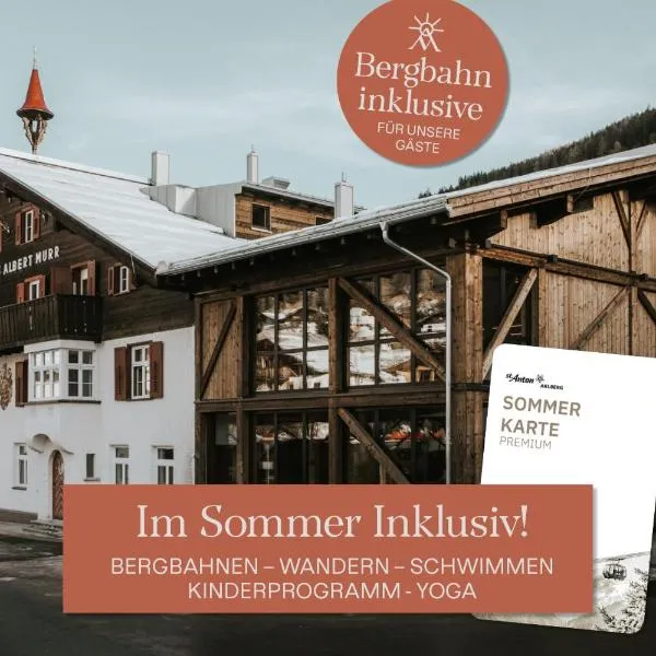 Landhaus Albert Murr inkl Premium Sommerkarte, готель у місті Санкт-Антон-ам-Арльберг