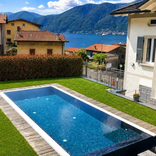 White suite - Jacuzzi, Swimming pool & Lake view: Lezzeno'da bir otel