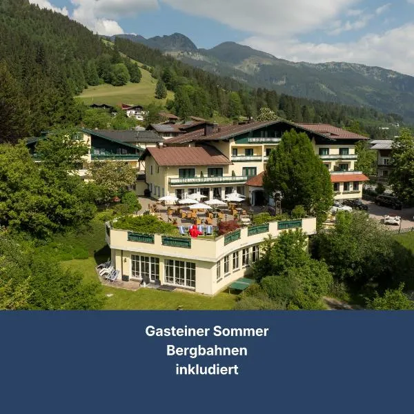 Hotel Zum Stern inkl Gasteiner Bergbahnen im Sommer, hotel in Bad Hofgastein